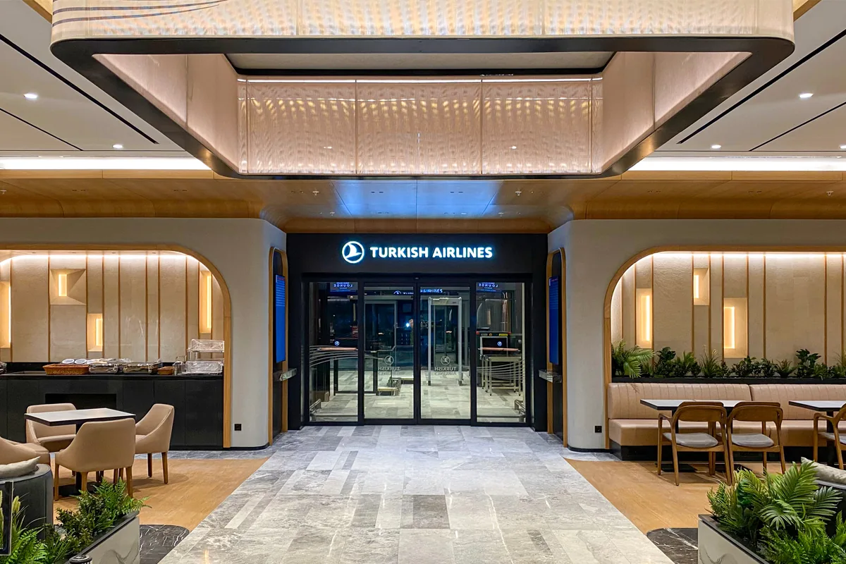 Turkish Airlines lounge site coordination